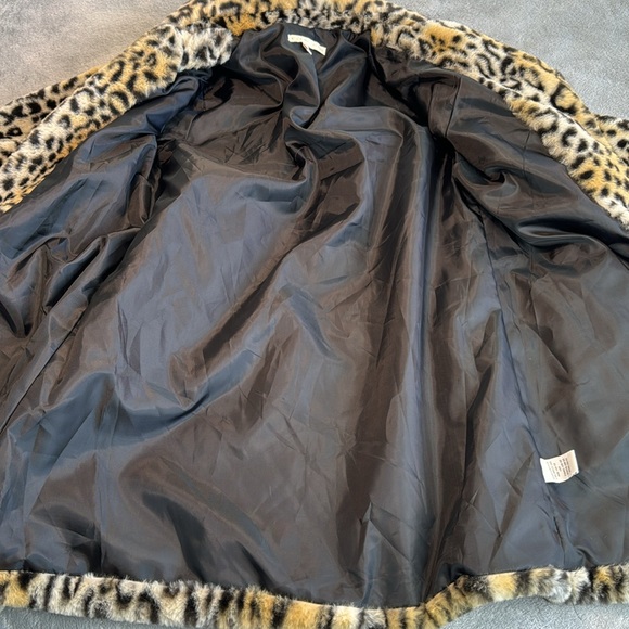 🎯❤️NWT Style Me Petites Faux Fur Coat Leopard Size PS - Picture 6 of 15